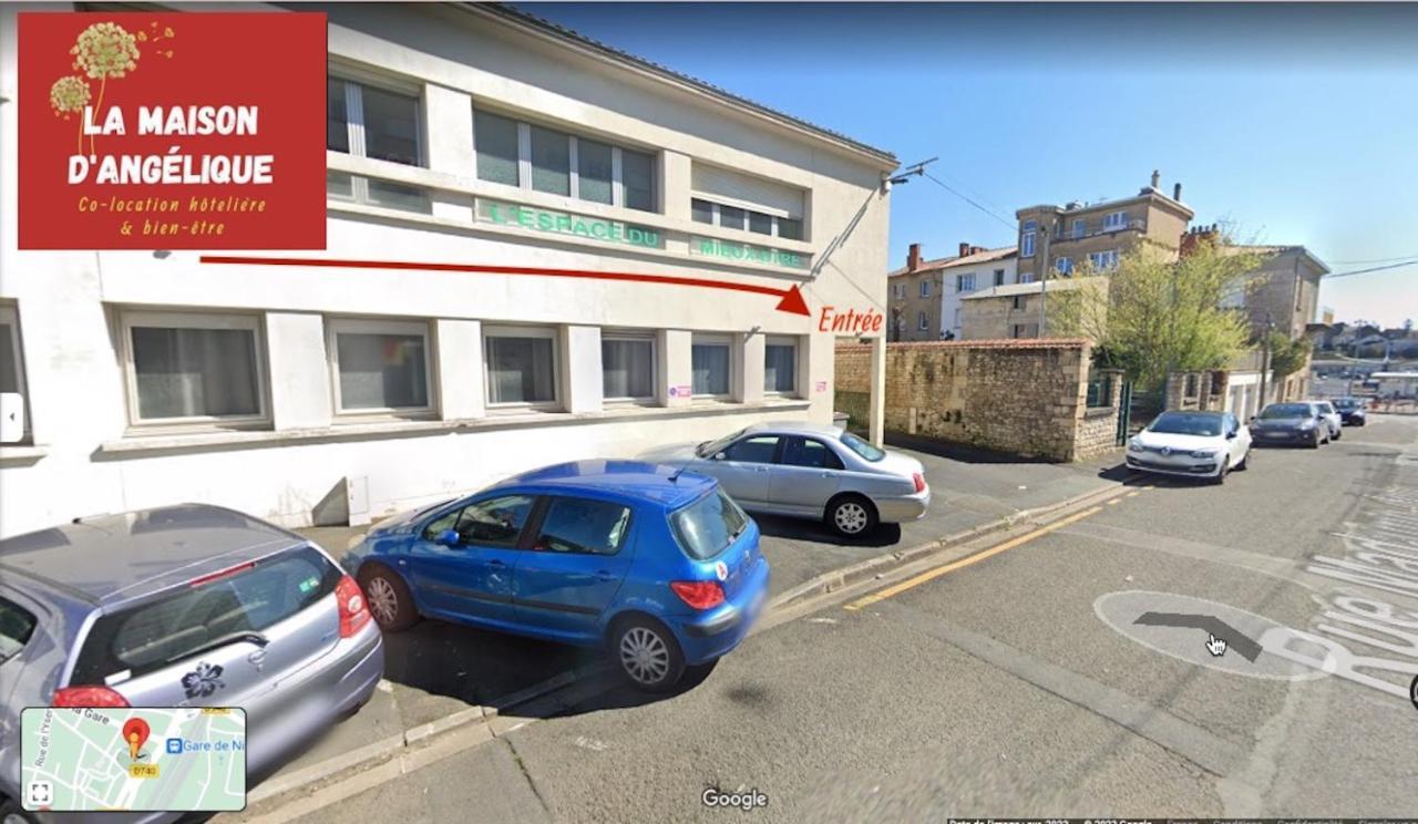 La Maison D'Angelique - Colocation Hoteliere A 150M Gare Tgv- Grande Cuisine Equipee & Salon - Fibre - Netflix Niort Ngoại thất bức ảnh